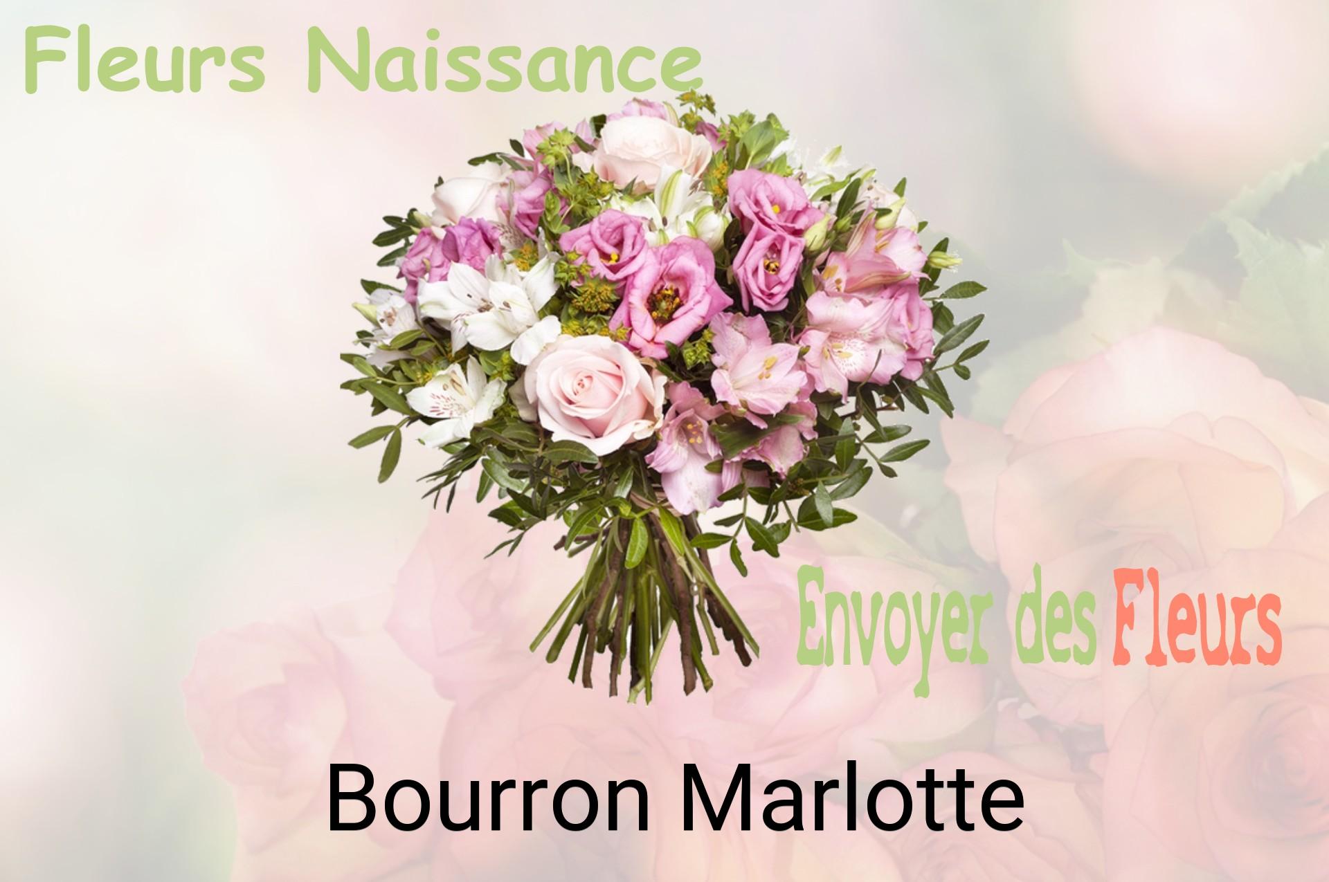 Bouquet de fleurs de naissance livré à Bourron-Marlotte