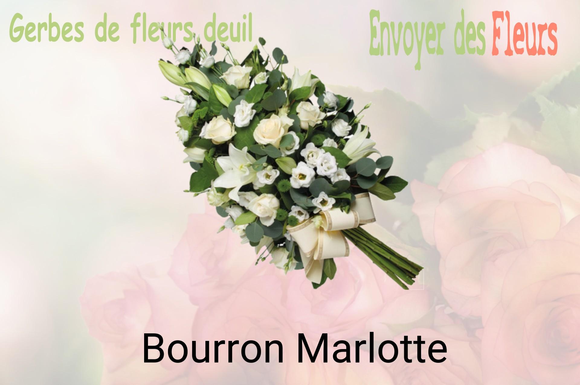 Gerbe de fleurs de deuil livrée à Bourron-Marlotte